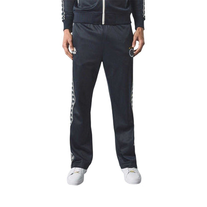 Blue-White - Side - Kappa Mens Banda Colour Block Jogging Bottoms