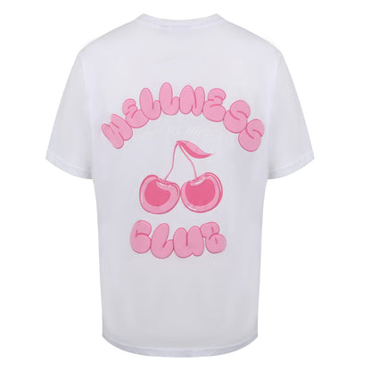 Cherry Pink - Back - Miso Womens-Ladies Lettering Back Print Regular T-Shirt
