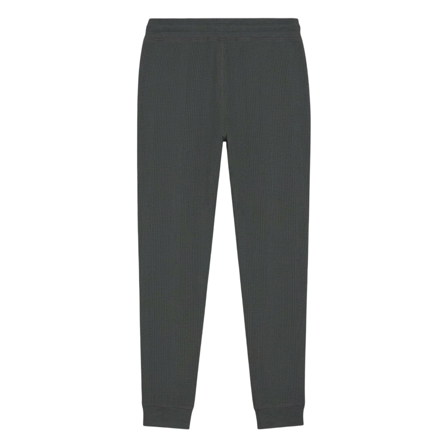 Green - Back - Boss Mens Waffle Plain Jogging Bottoms