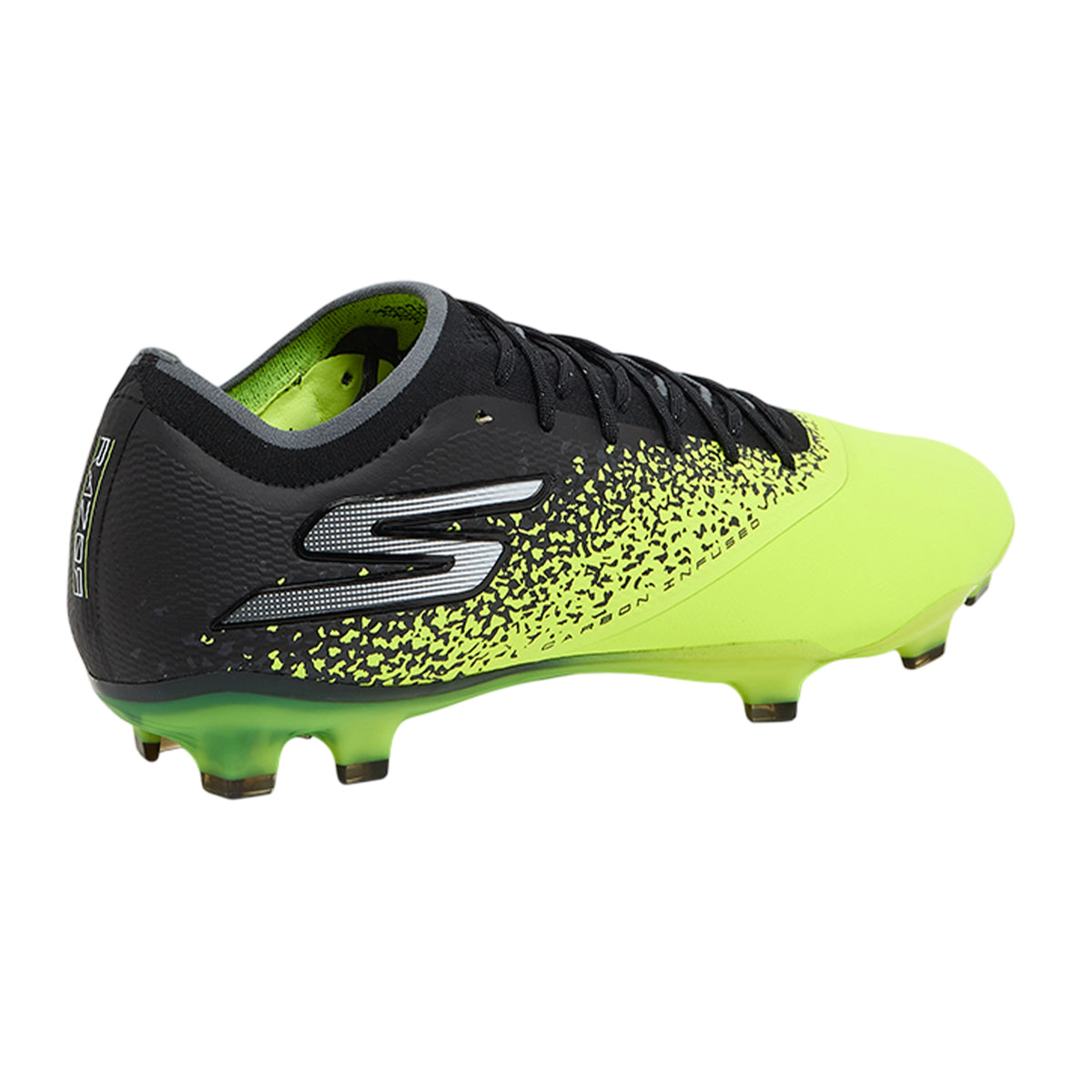 Yellow-Black - Back - Skechers Womens-Ladies Razor Elite Firm Ground Football Boots