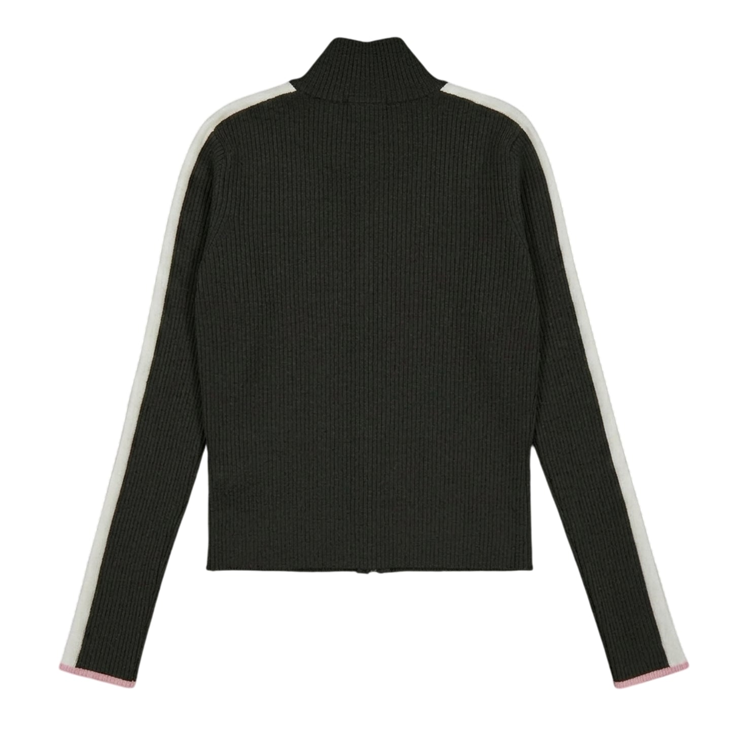 Black - Back - Lacoste Childrens-Kids Funnel Neck Regular Sweater Top
