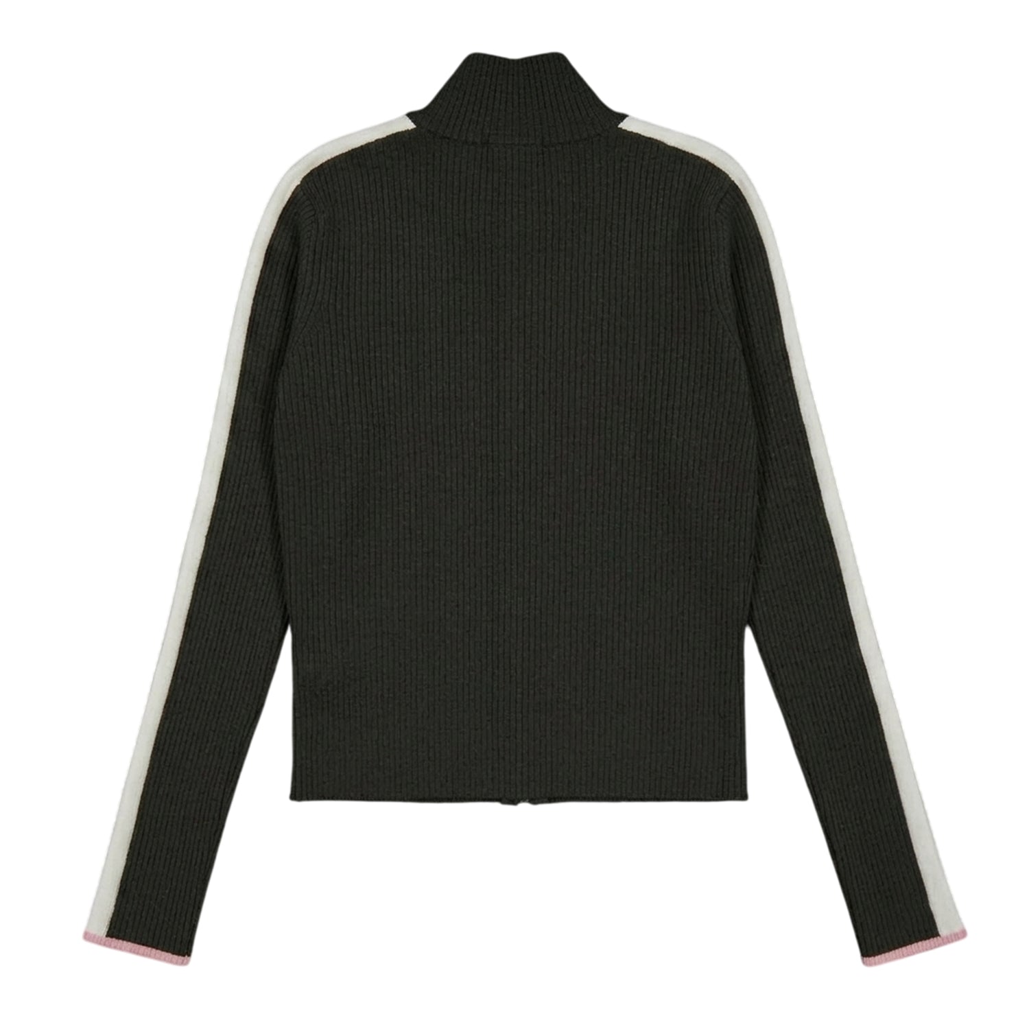 Black - Back - Lacoste Childrens-Kids Funnel Neck Regular Sweater Top
