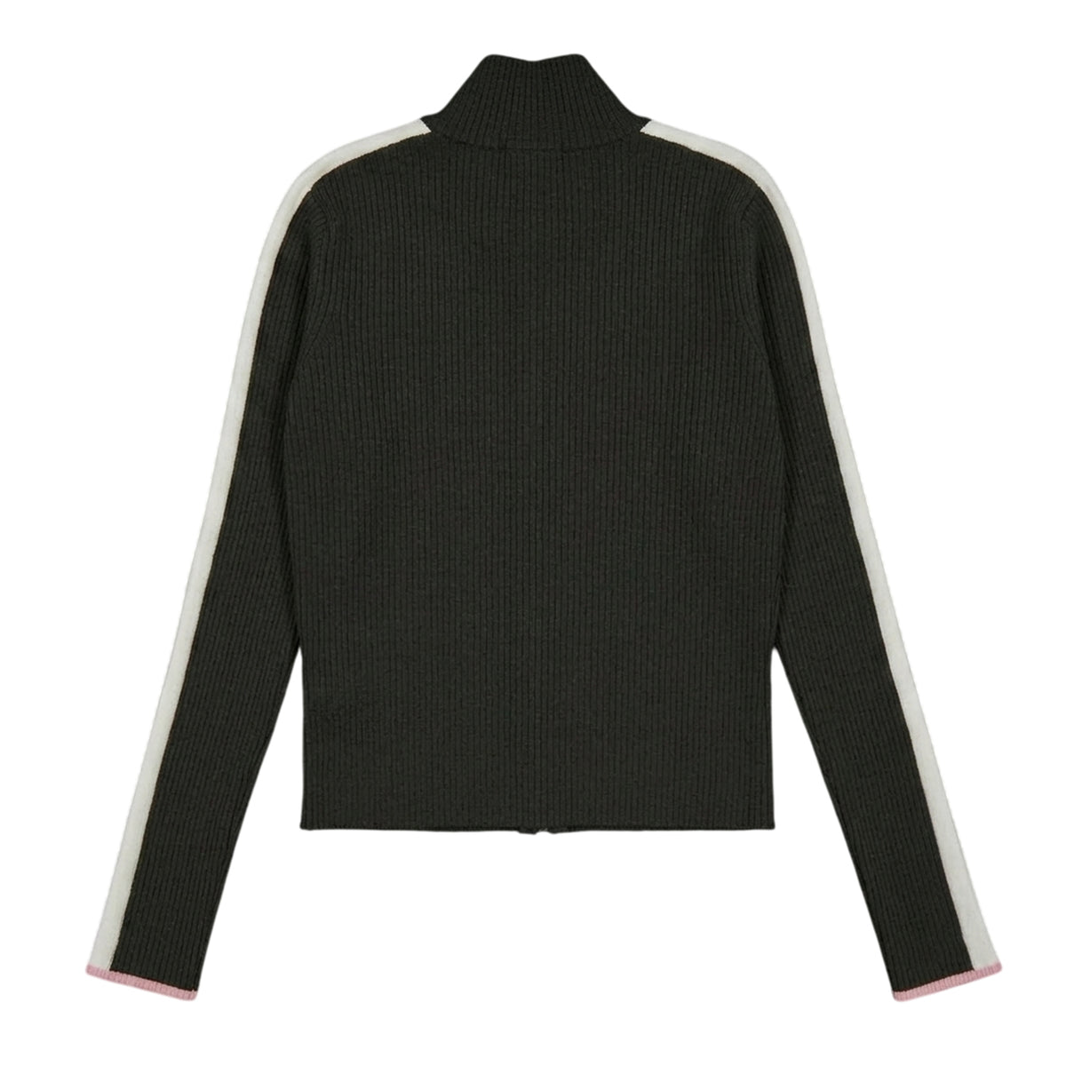 Black - Back - Lacoste Childrens-Kids Funnel Neck Regular Sweater Top