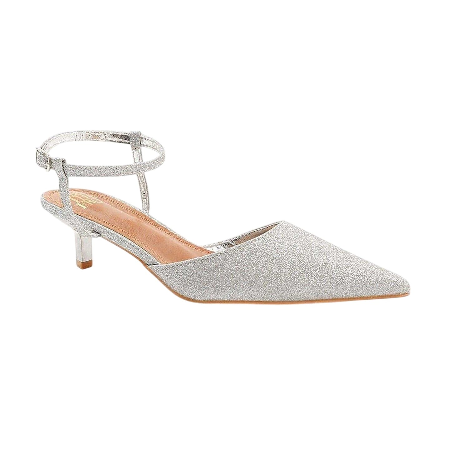 Silver - Front - Where´s That From Womens-Ladies Metallic Sandals