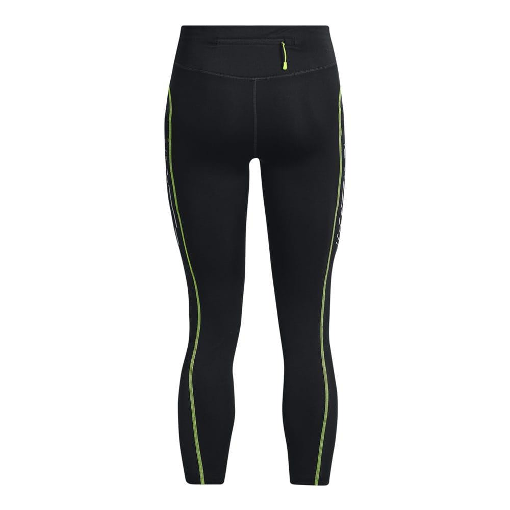 Black - Back - Under Armour Womens-Ladies Run Anywhere Leggings