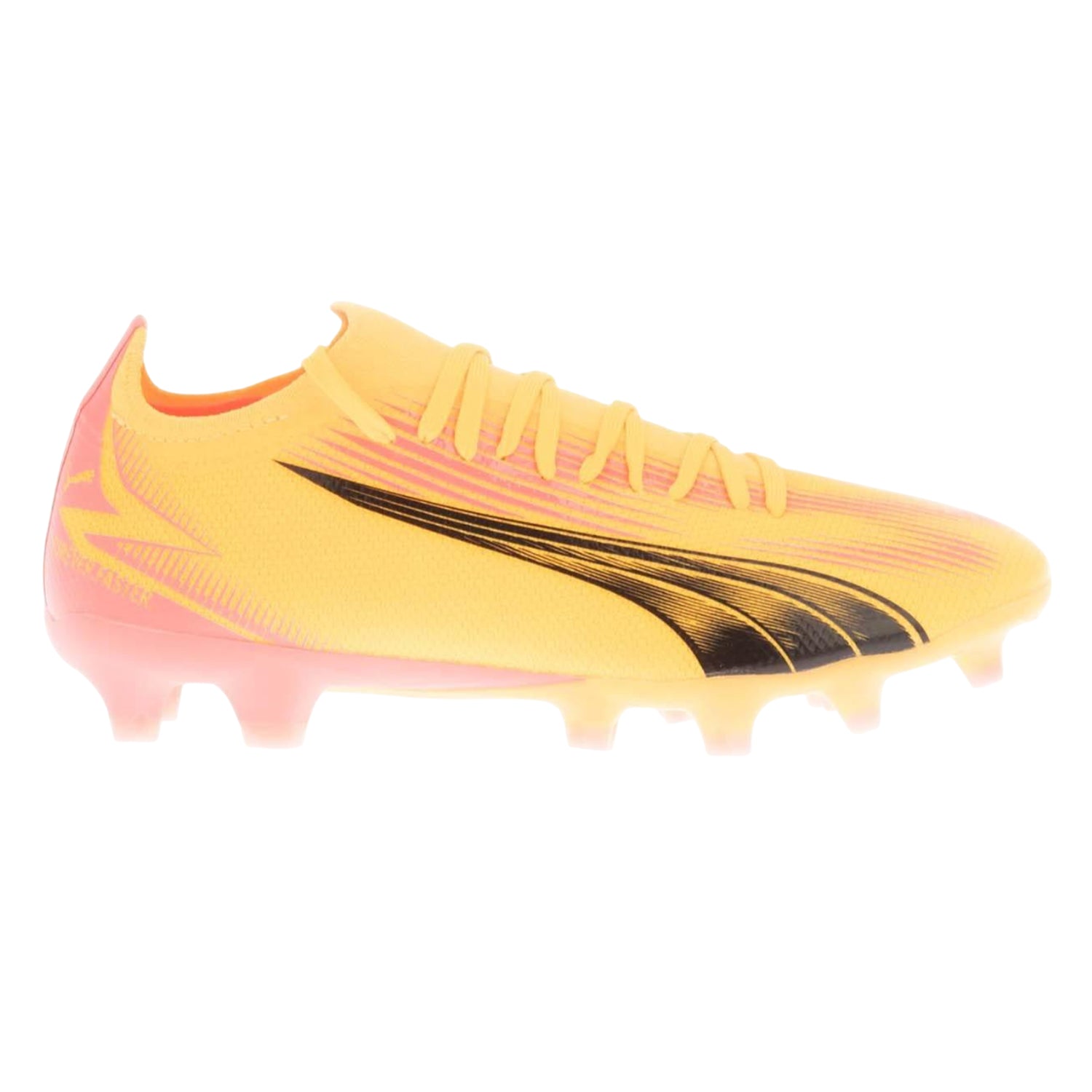 Orange - Side - Puma Womens-Ladies Ultra Match FG-AG Football Boots