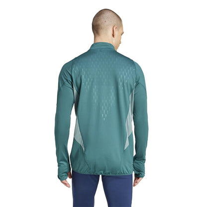 Green - Back - Adidas Mens Tiro 23 Arsenal FC Zip Neck Track Top