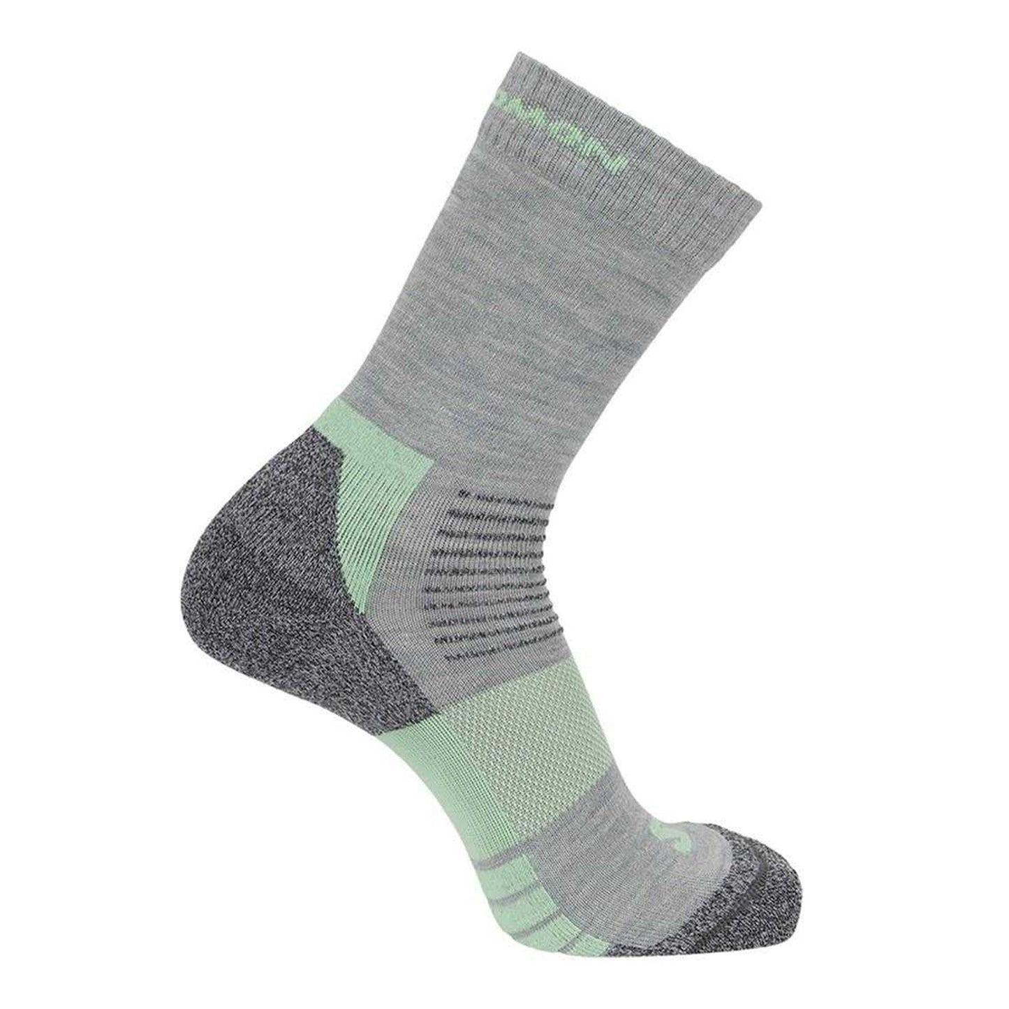 Grey-Green - Back - Salomon Womens-Ladies Merino Wool Crew Socks (Pack of 2)