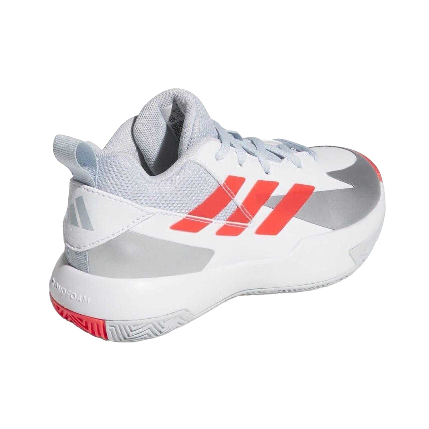 White - Back - Adidas Childrens-Kids Cross Em Up Trainers