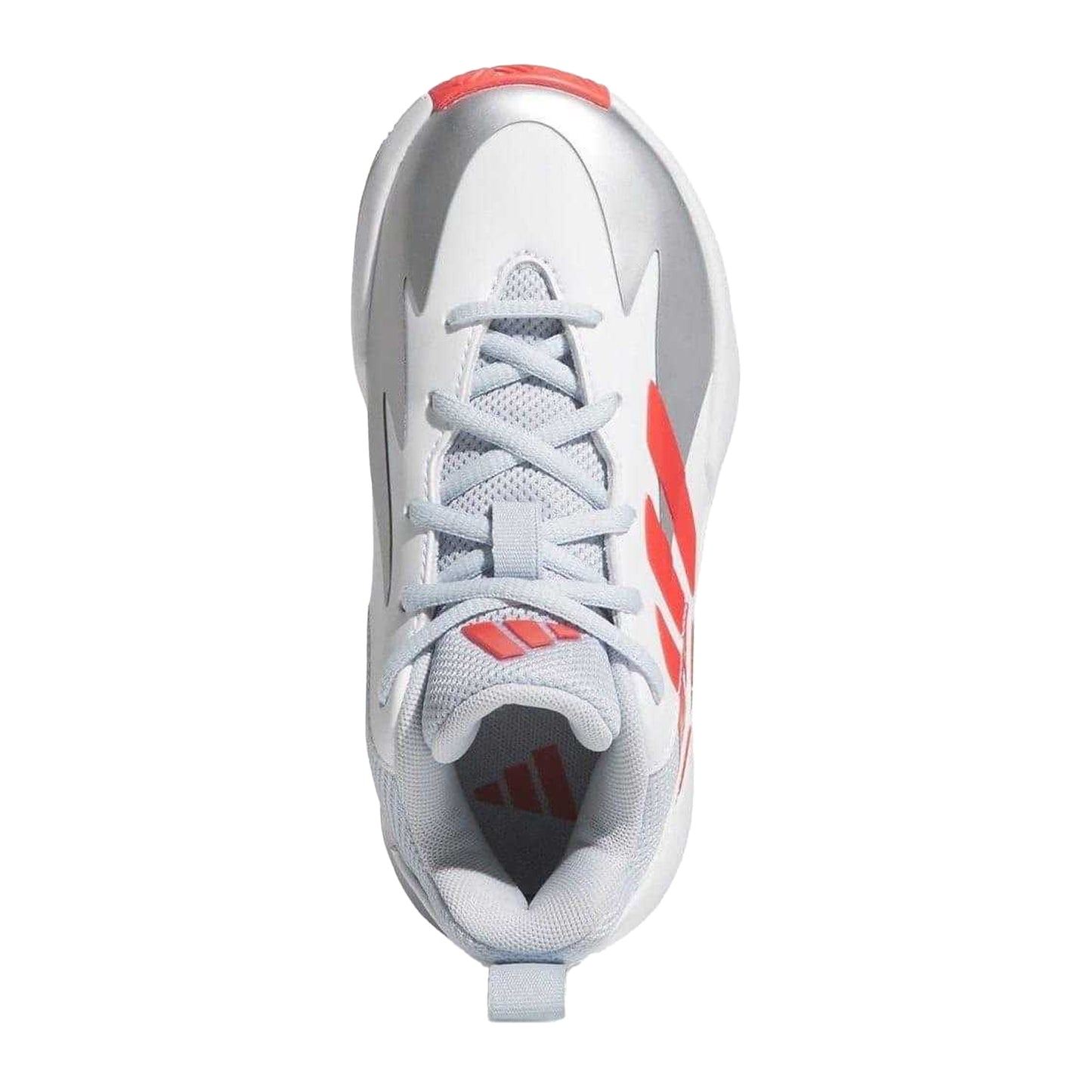White - Lifestyle - Adidas Childrens-Kids Cross Em Up Trainers