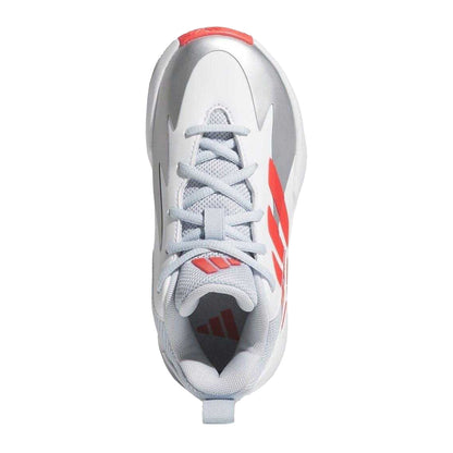 White - Lifestyle - Adidas Childrens-Kids Cross Em Up Trainers
