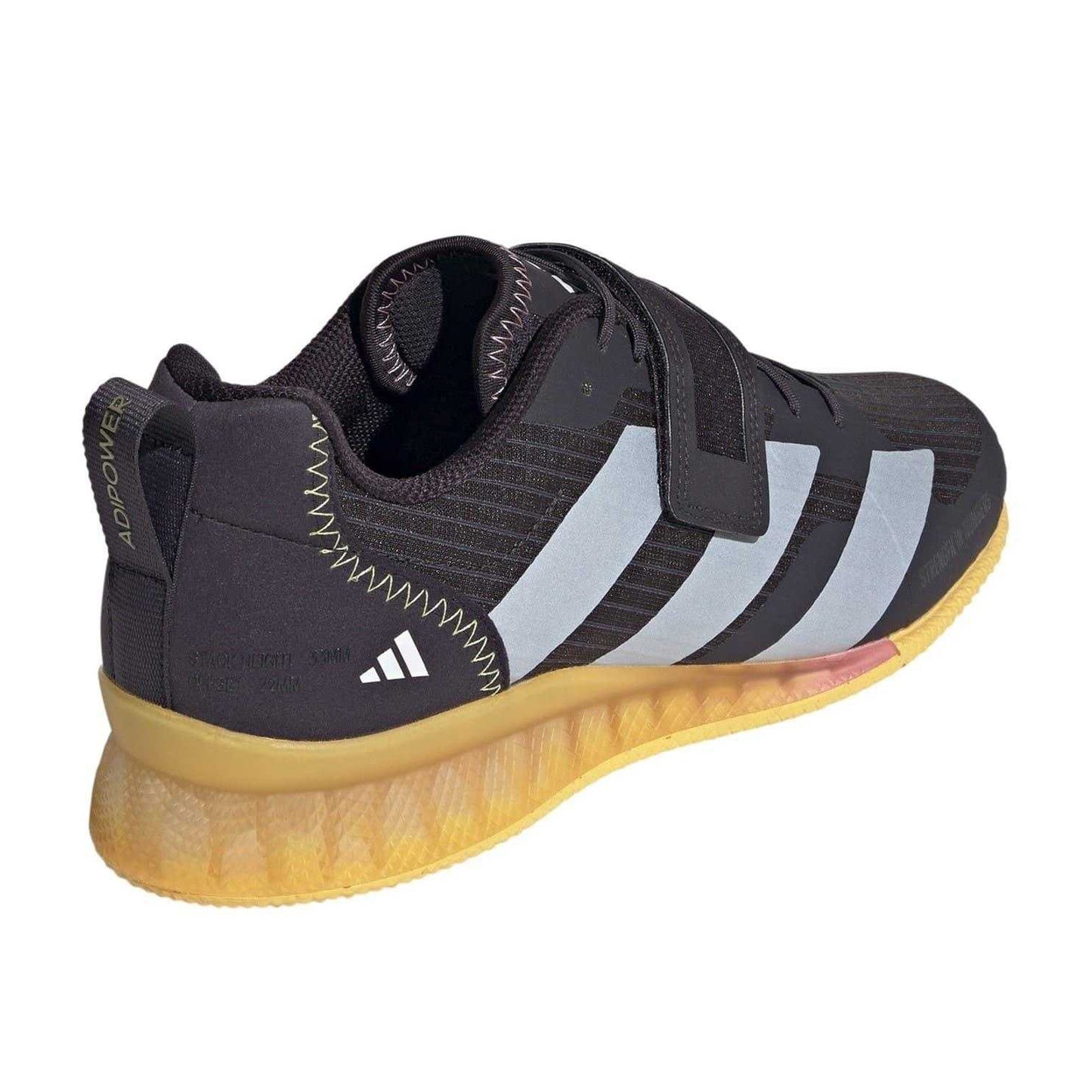 Purple - Back - Adidas Womens-Ladies Adipower Stripes Shoes