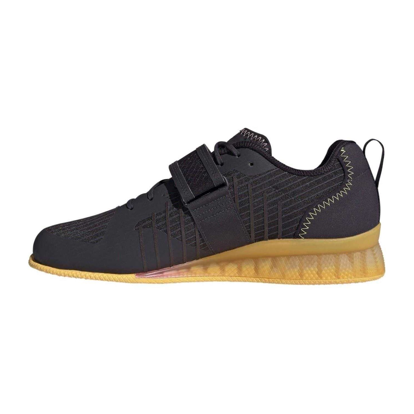 Purple - Side - Adidas Womens-Ladies Adipower Stripes Shoes