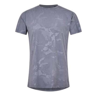 Gunmetal - Front - Gym King Mens Debossed T-Shirt