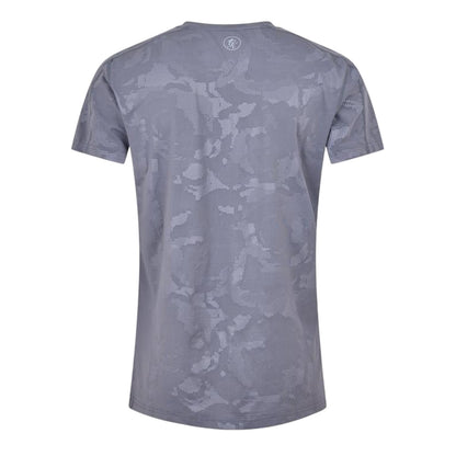 Gunmetal - Back - Gym King Mens Debossed T-Shirt
