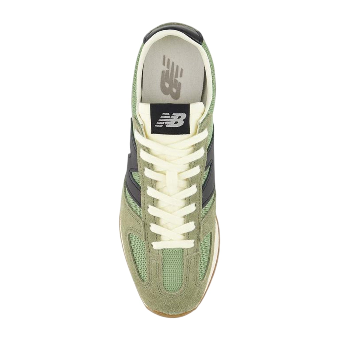 Green-Black - Side - New Balance Mens 471 Suede Trainers