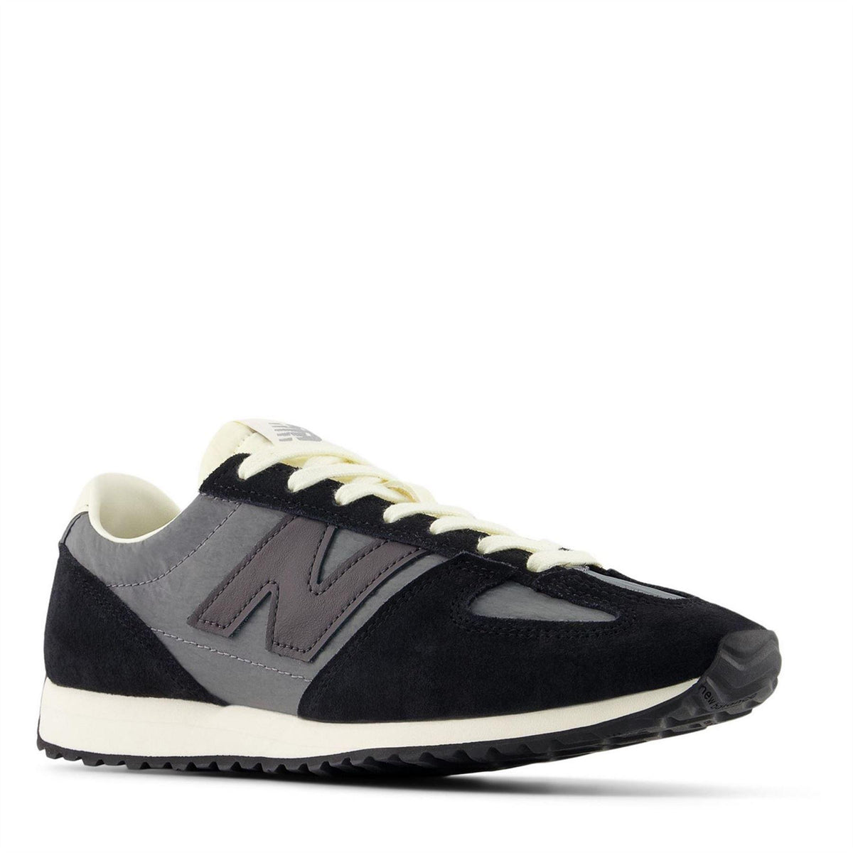 White Castlerock - Back - New Balance Mens 471 Suede Trainers
