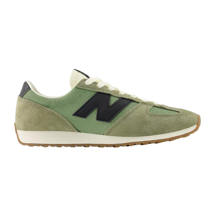 Green-Black - Front - New Balance Mens 471 Suede Trainers