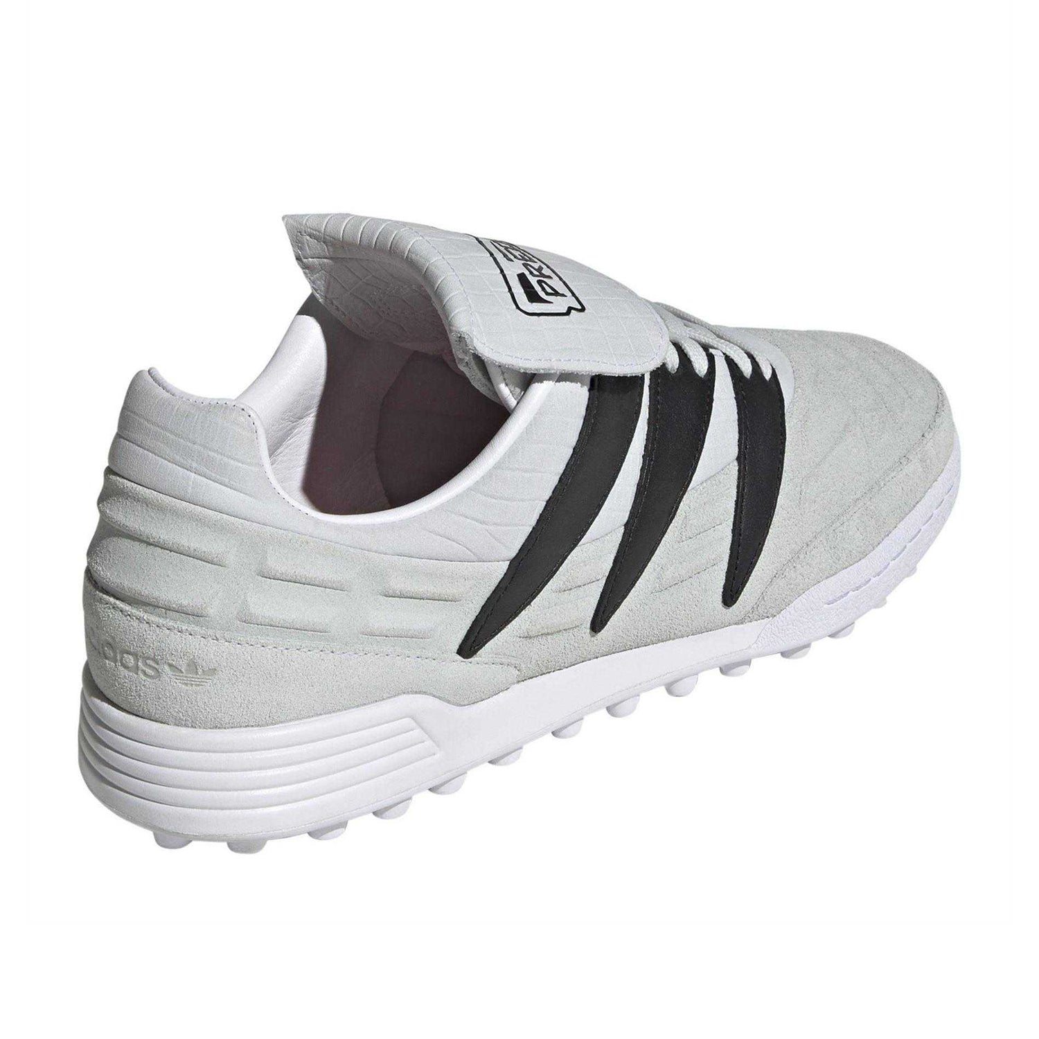 White - Back - Adidas Mens Predator 94 Calf Leather Flat Artificial Ground Football Boots