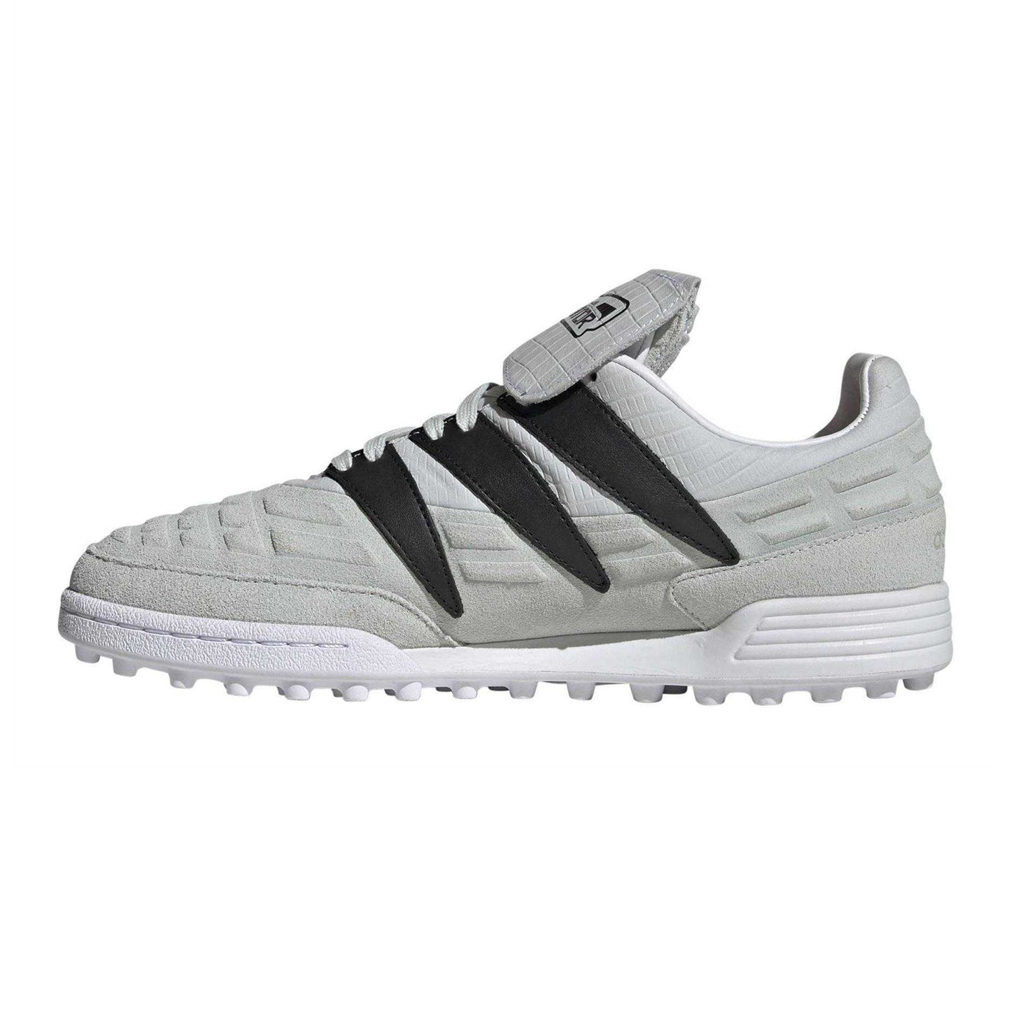 White - Side - Adidas Mens Predator 94 Calf Leather Flat Artificial Ground Football Boots