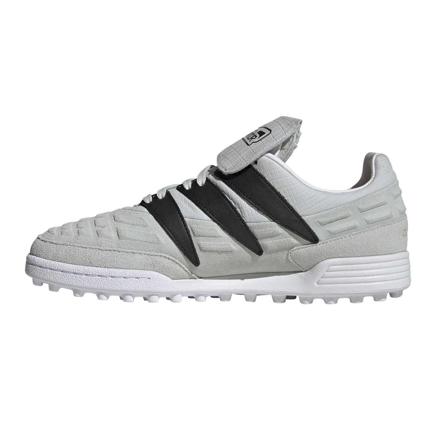 White - Side - Adidas Mens Predator 94 Calf Leather Flat Artificial Ground Football Boots