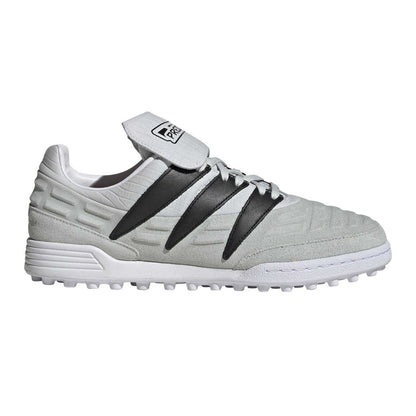 White - Front - Adidas Mens Predator 94 Calf Leather Flat Artificial Ground Football Boots