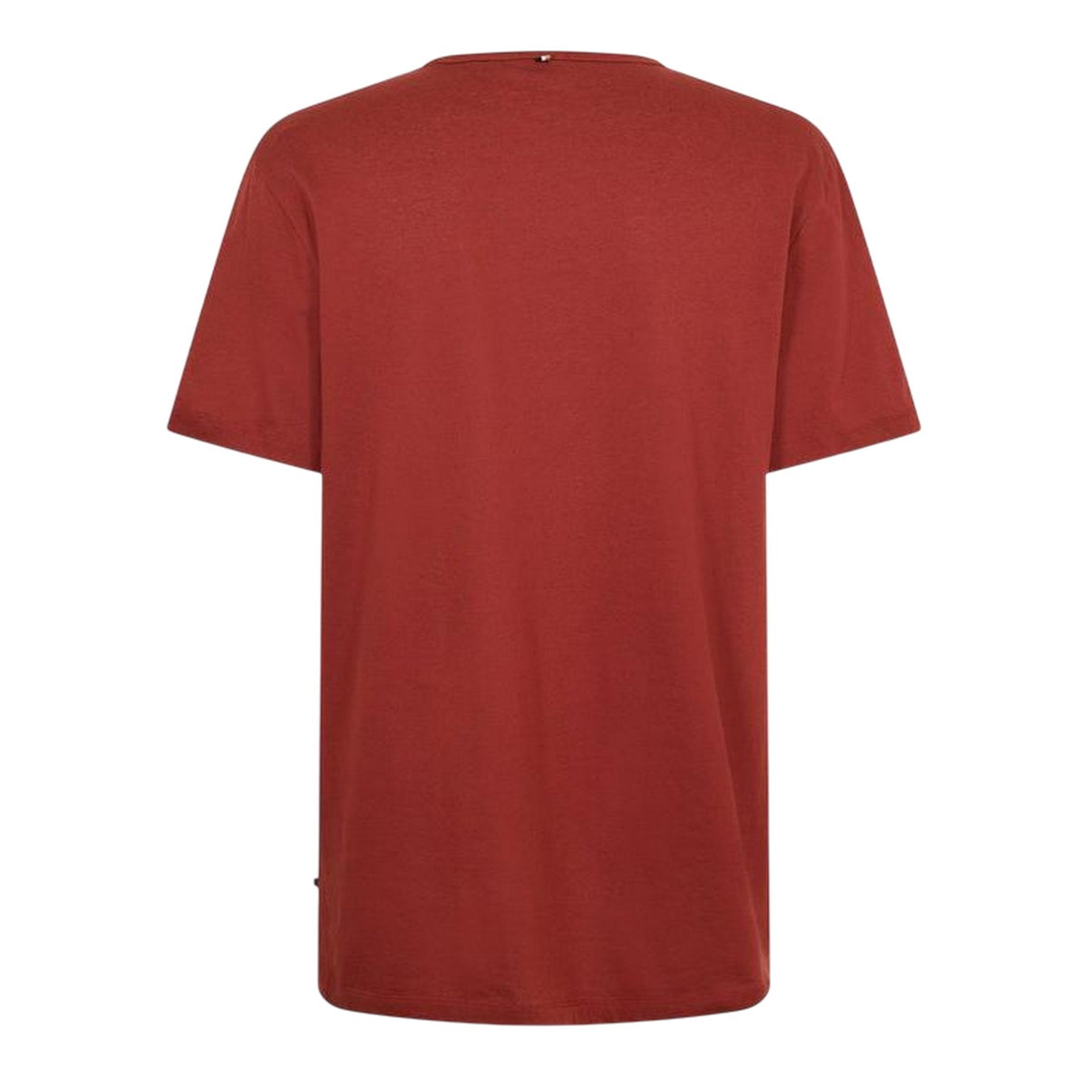 Brown - Back - Boss Mens Tiburt Plain T-Shirt