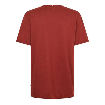 Brown - Back - Boss Mens Tiburt Plain T-Shirt
