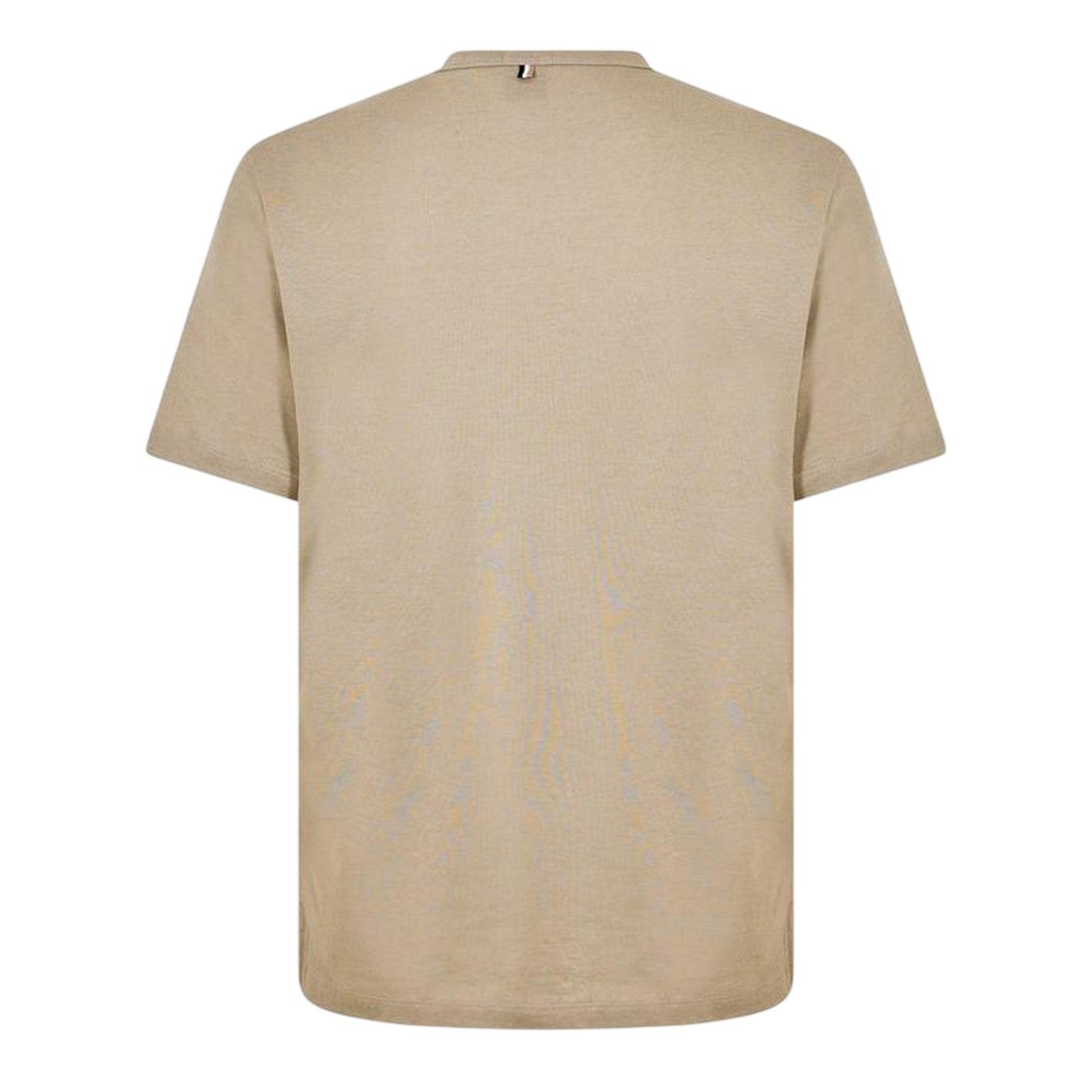 Dark Beige - Back - Boss Mens Tiburt Plain T-Shirt