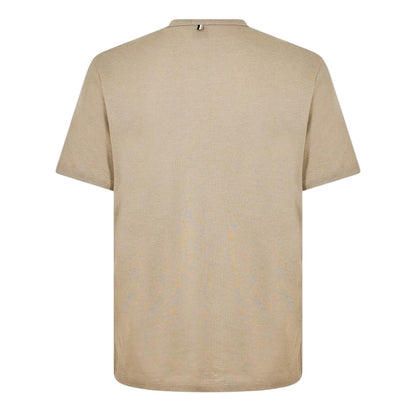 Dark Beige - Back - Boss Mens Tiburt Plain T-Shirt