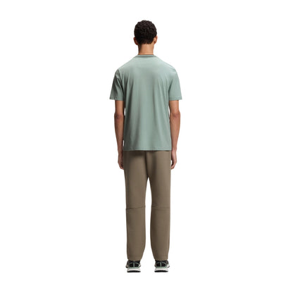 Green - Back - Boss Mens Crew Neck Regular T-Shirt