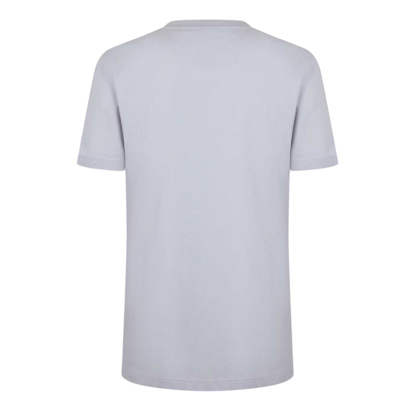Light Grey - Back - Boss Mens Big Logo Regular T-Shirt