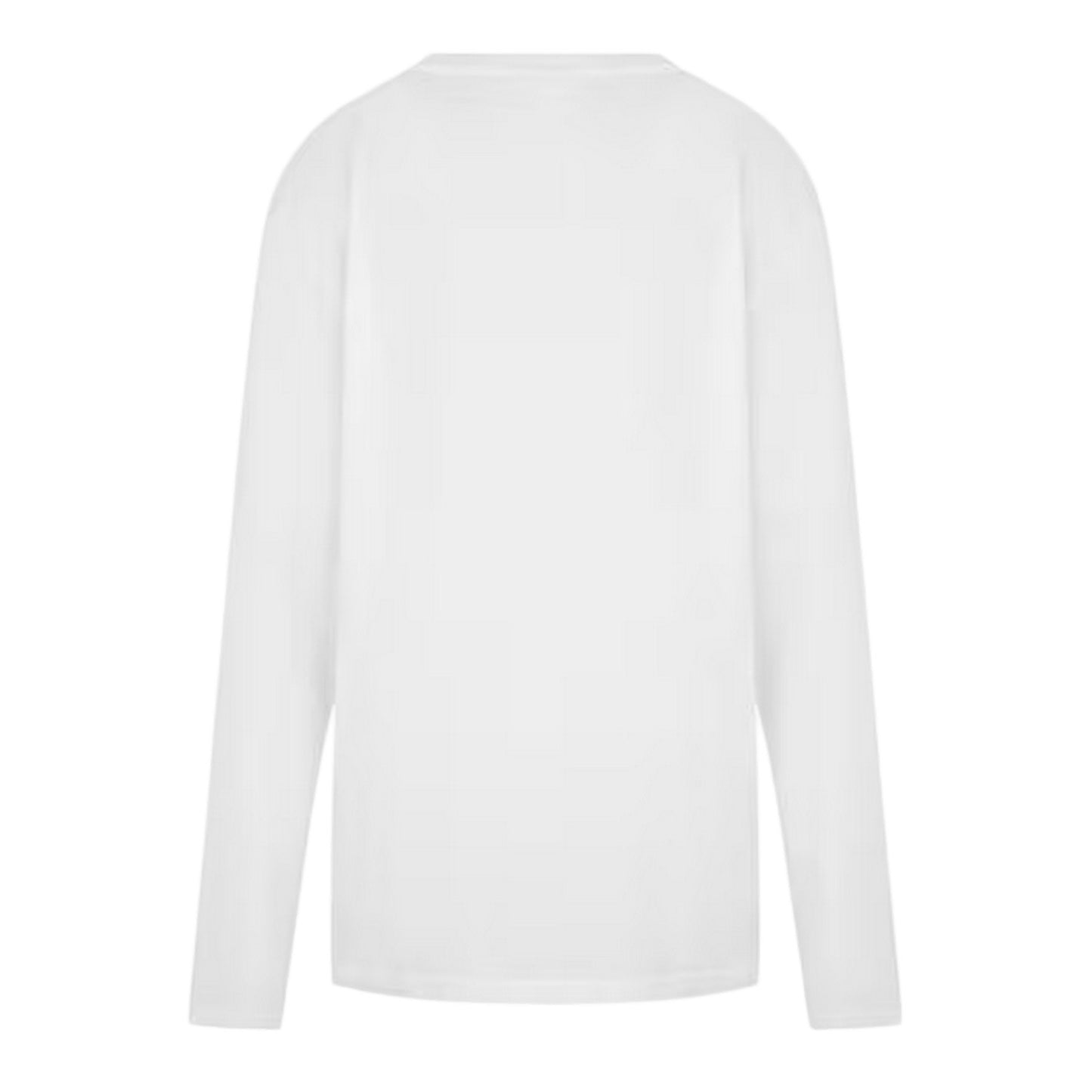 White - Back - Boss Boys Logo Long-Sleeved T-Shirt
