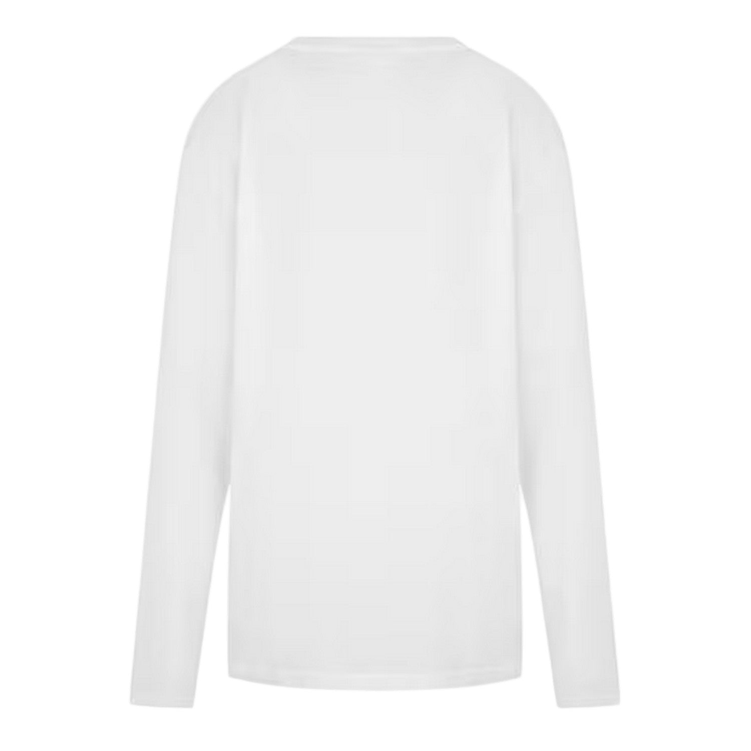 White - Back - Boss Boys Logo Long-Sleeved T-Shirt