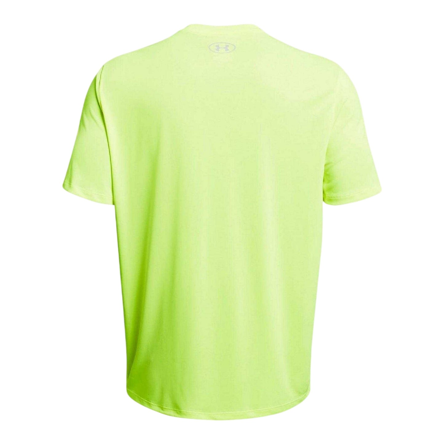 Yellow - Back - Under Armour Mens Tech Reflective T-Shirt