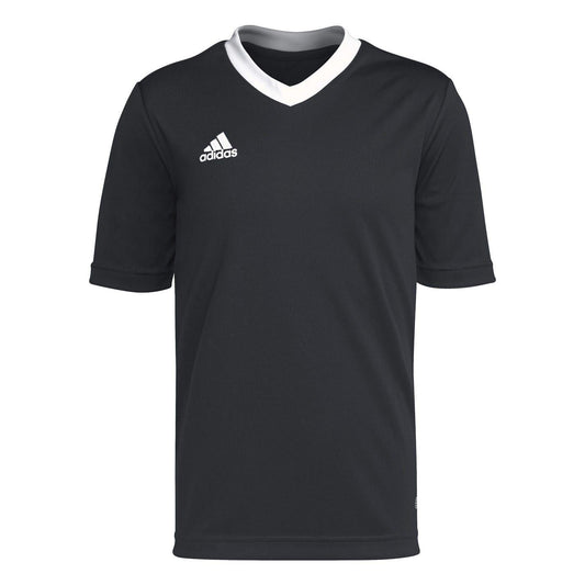 Black - Front - Adidas Childrens-Kids ENT22 Logo T-Shirt