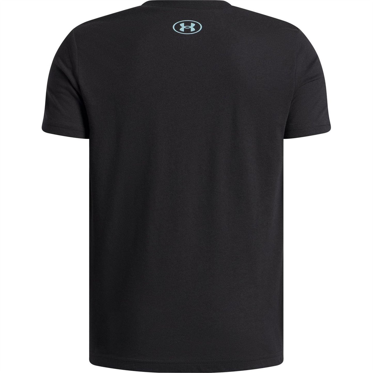 Black - Back - Under Armour Childrens-Kids Wordmark Logo T-Shirt