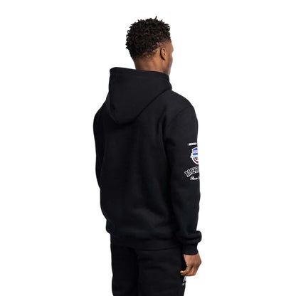 Black - Back - Mercier Mens International Full Zip Hoodie