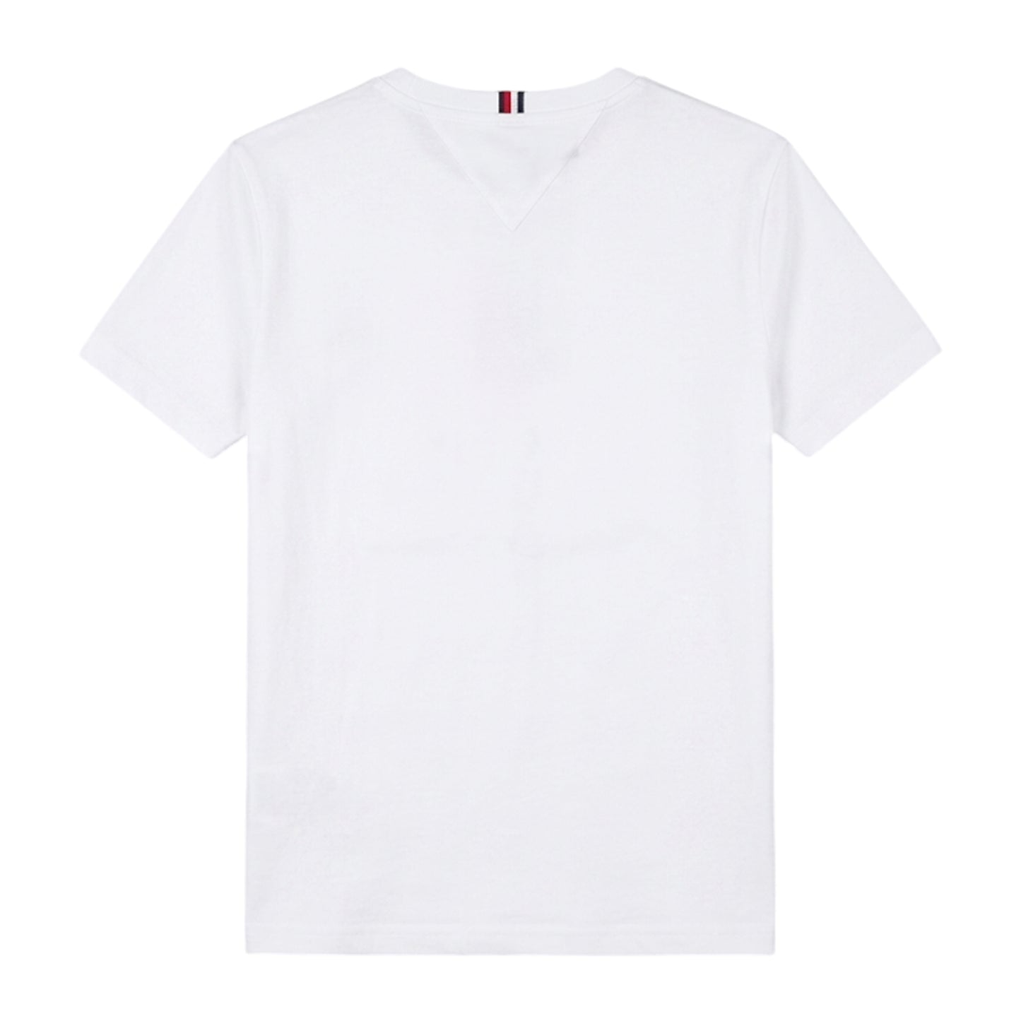 White - Back - Tommy Hilfiger Boys Chest Logo T-Shirt