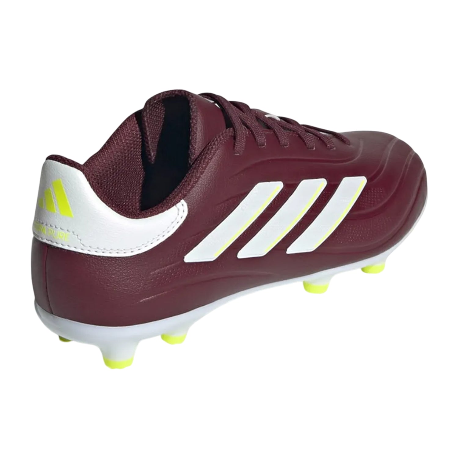 Red-White - Back - Adidas Childrens-Kids Copa Pure II League FG Football Boots