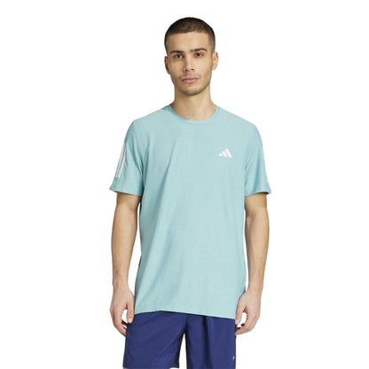 Mint - Front - Adidas Mens The Run T-Shirt