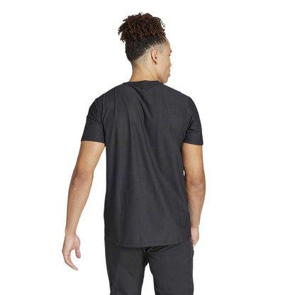 Black - Back - Adidas Mens The Run T-Shirt