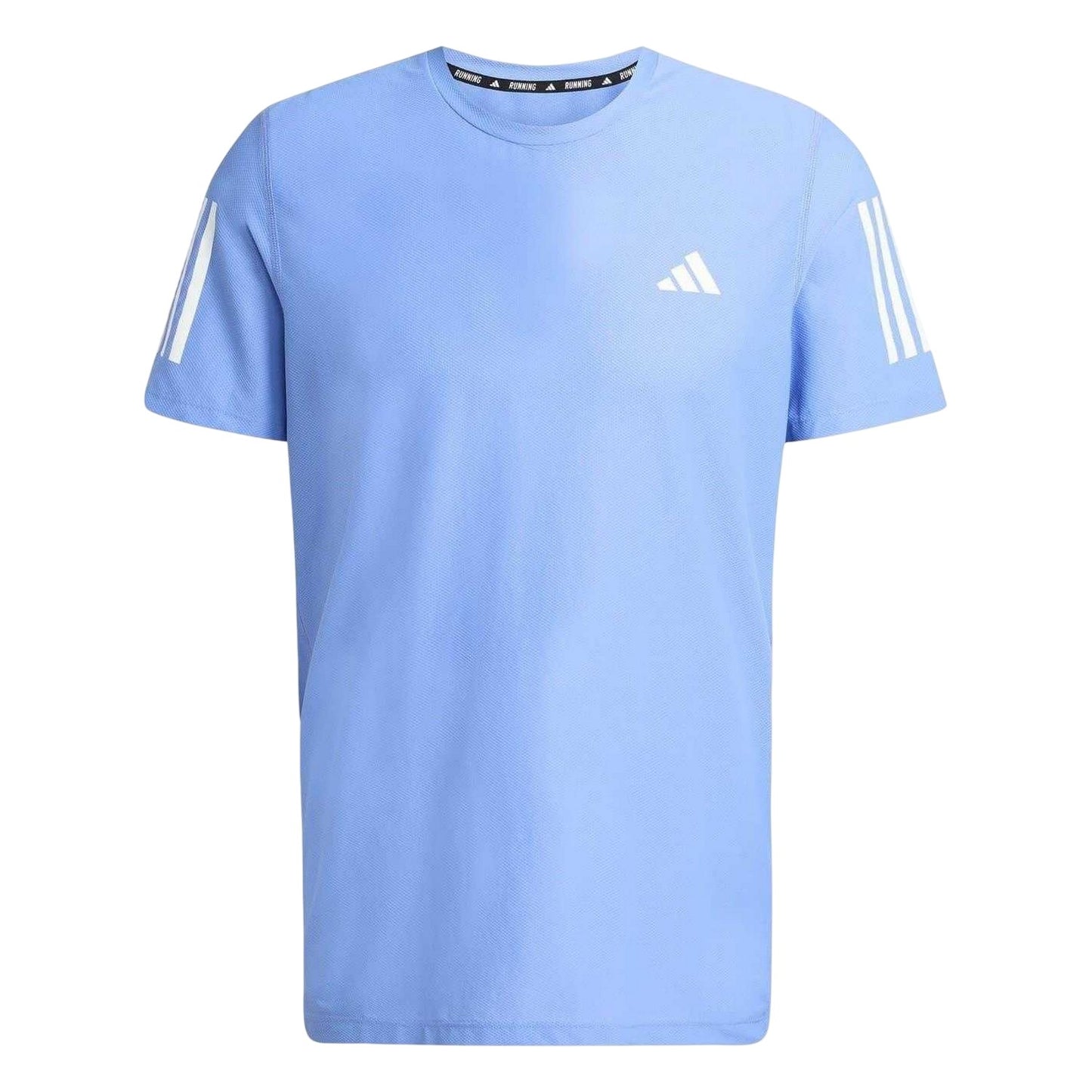 Blue - Front - Adidas Mens The Run T-Shirt