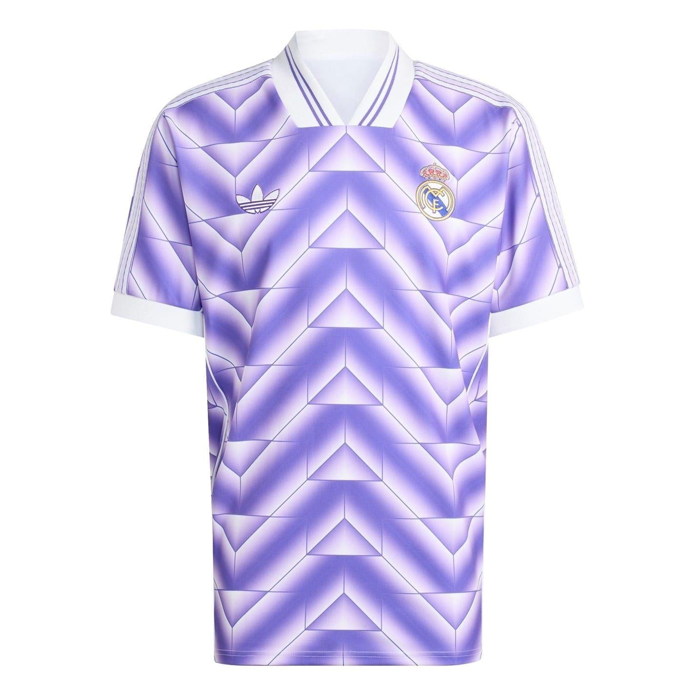 Purple-White - Front - Adidas Mens 25-26 Real Madrid CF Jersey