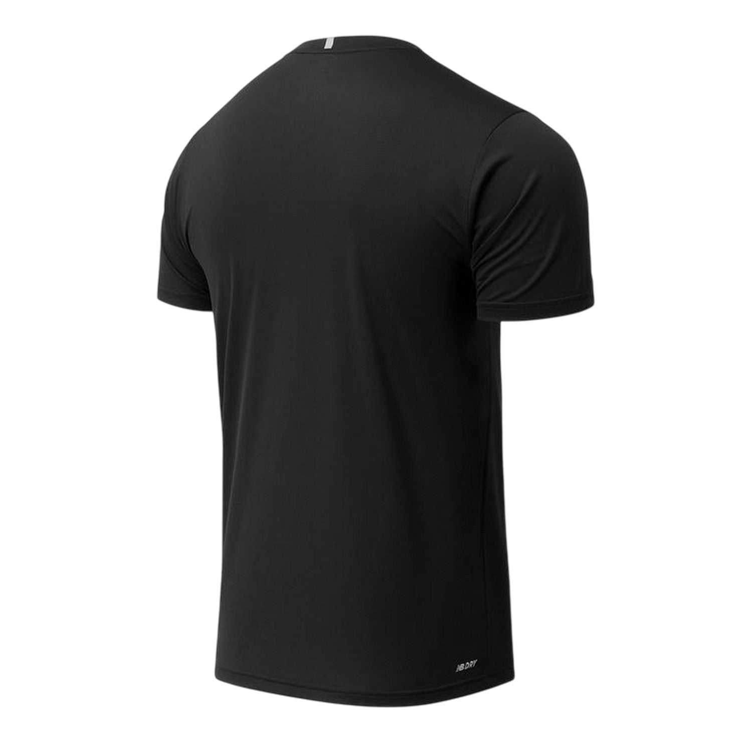 Black - Back - New Balance Mens Chest Logo Running T-Shirt