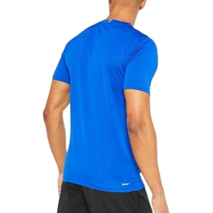 Blue - Back - New Balance Mens Chest Logo Running T-Shirt