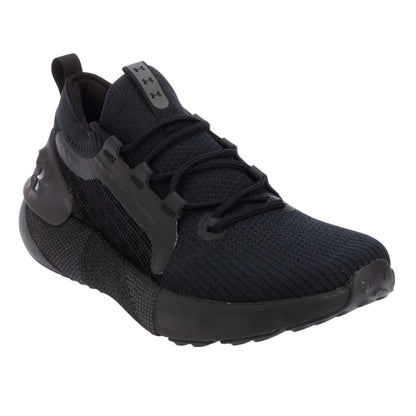 Black - Front - Under Armour Mens Hovr Phantom 3 SE Running Shoes