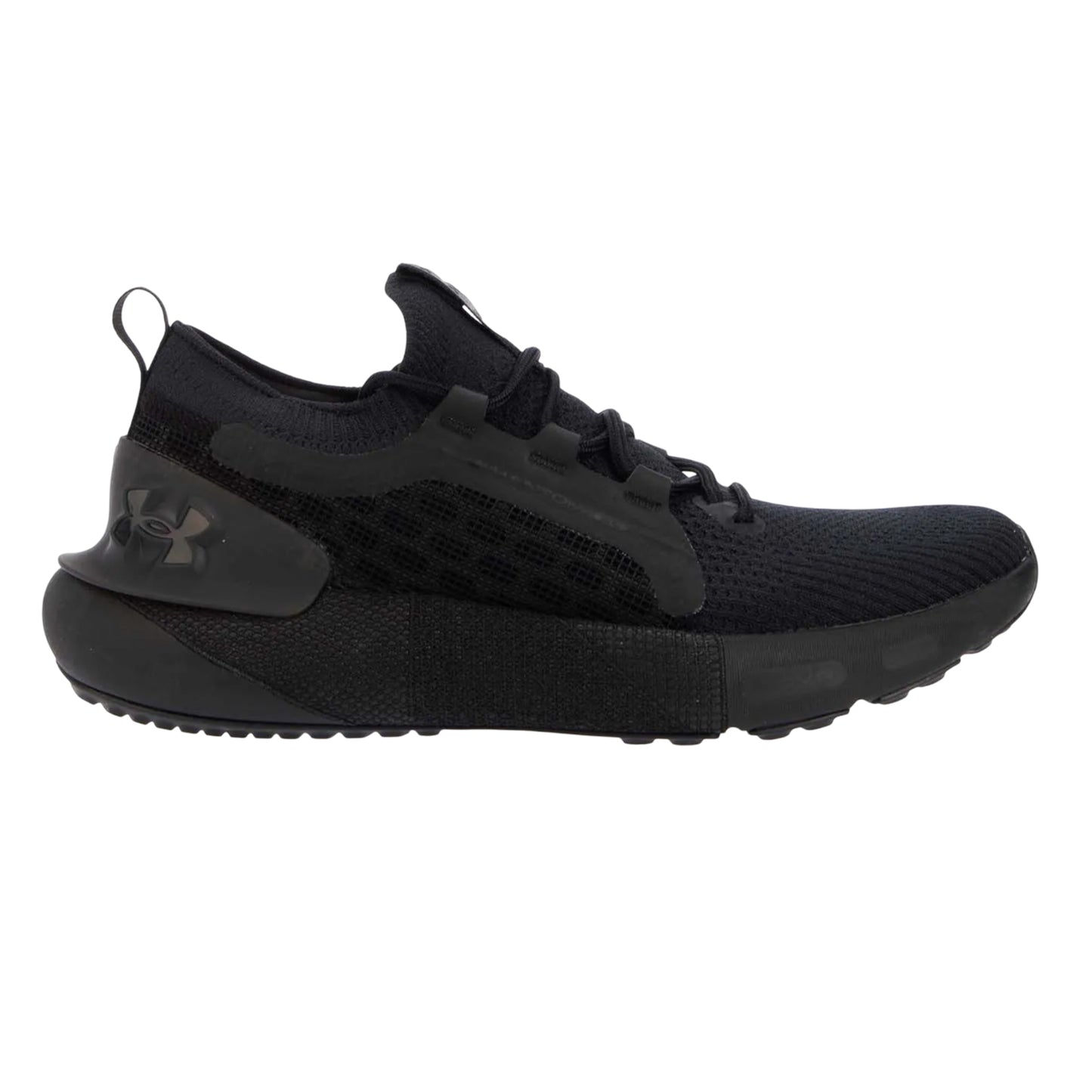 Black - Side - Under Armour Mens Hovr Phantom 3 SE Running Shoes
