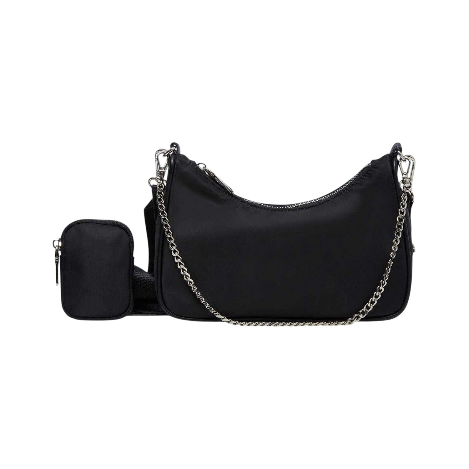 Black - Front - Steve Madden Going Out Crossbody Bag