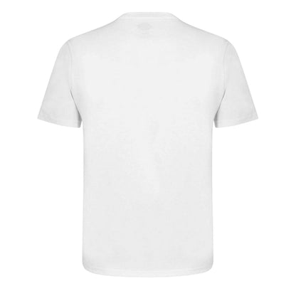 White - Back - Dickies Mens Icon Cotton T-Shirt
